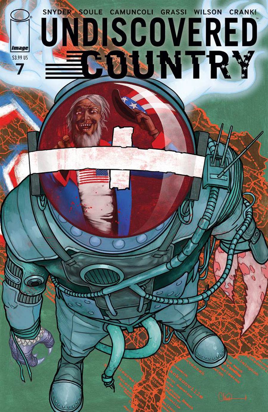 Undiscovered Country #7 Cover B Variant Charlie Adlard Cover