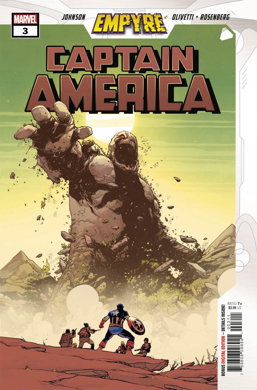 Empyre Captain America #3 Cover A Regular Mike Henderson Cover