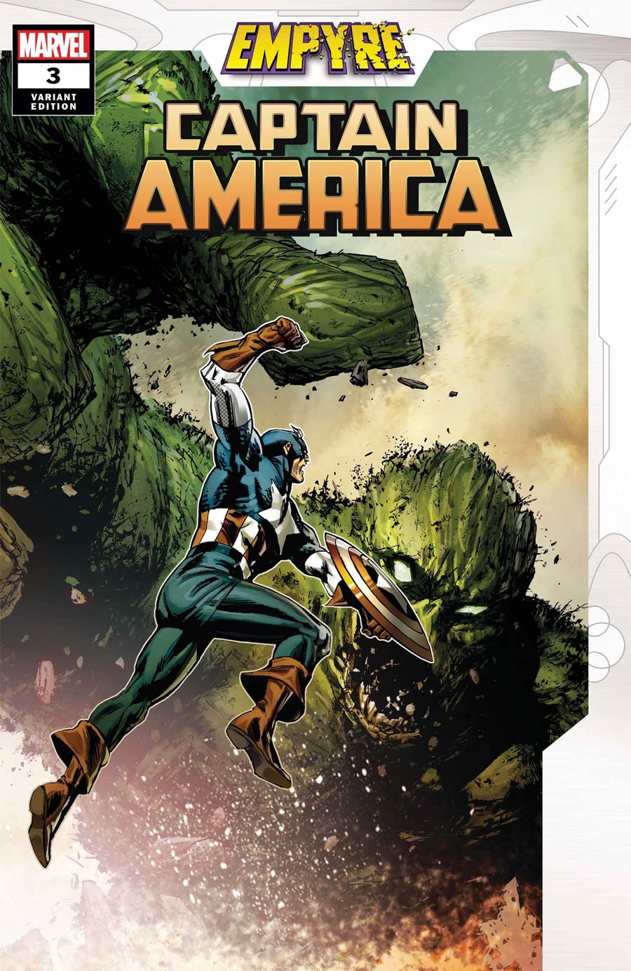 Empyre Captain America #3 Cover B Variant Butch Guice Cover