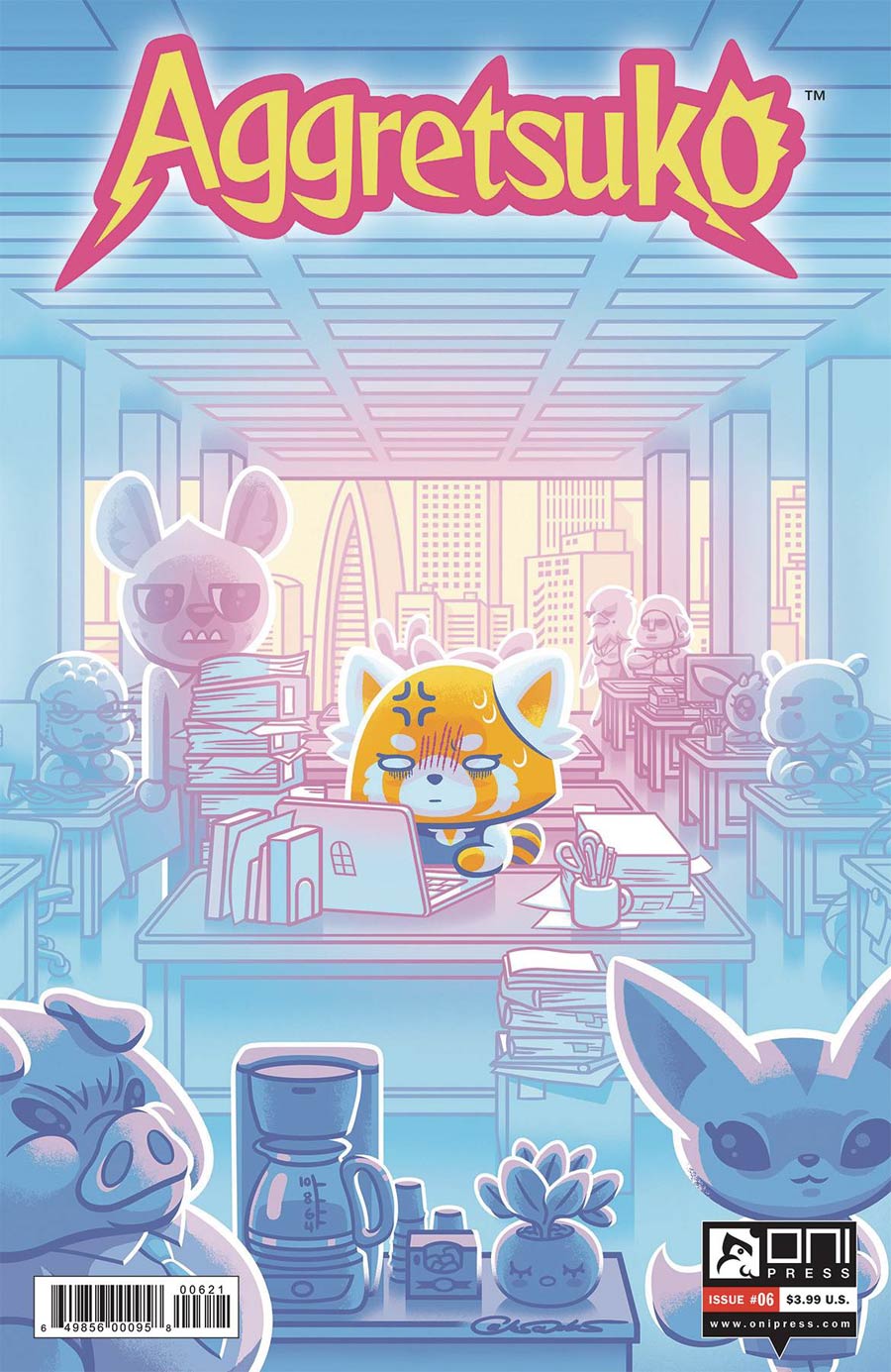 Aggretsuko #6 Cover B Variant George Caltsoudas Cover