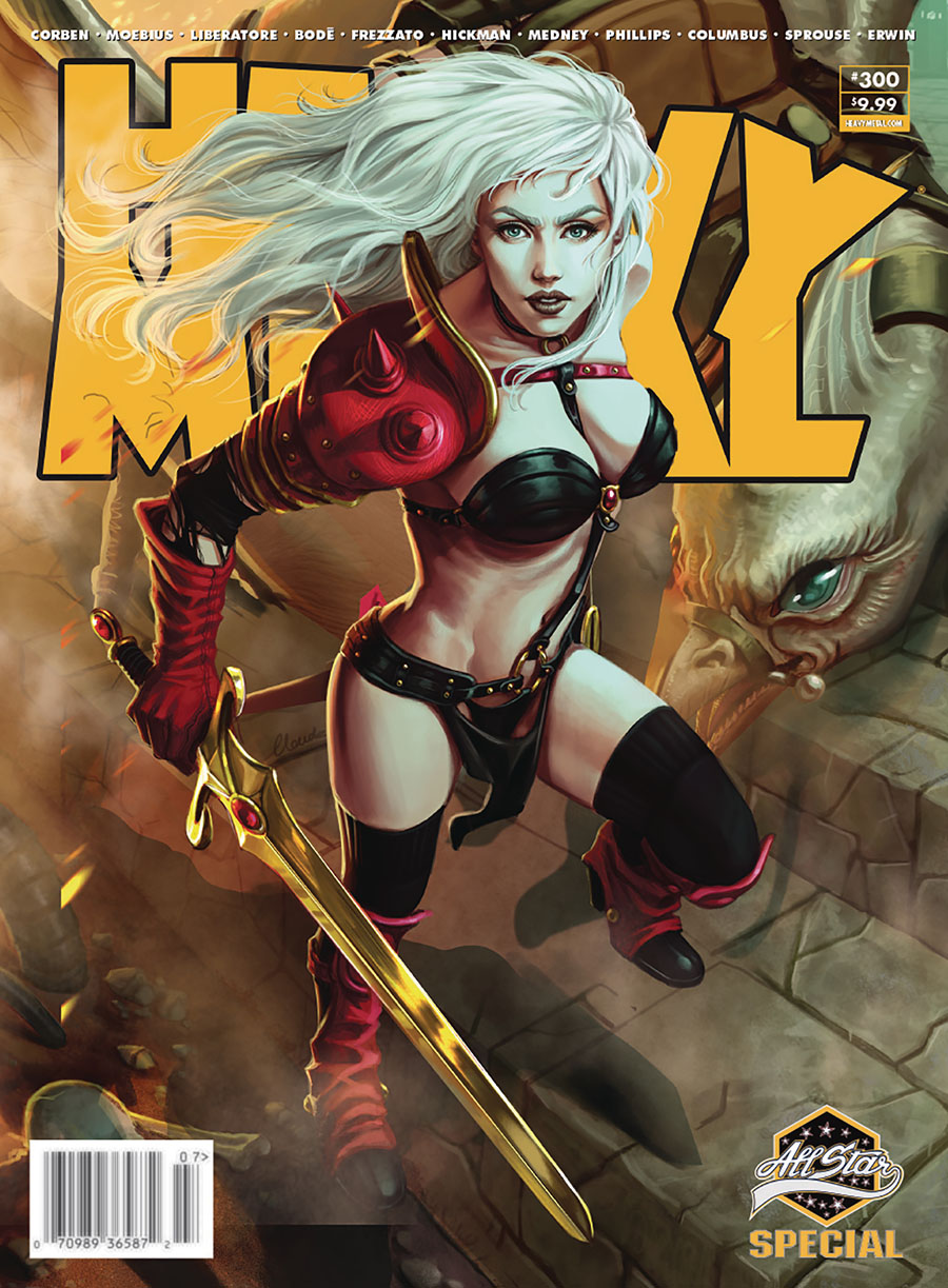 Heavy Metal #300 Cover A Regular Claudia Iannciello Cover