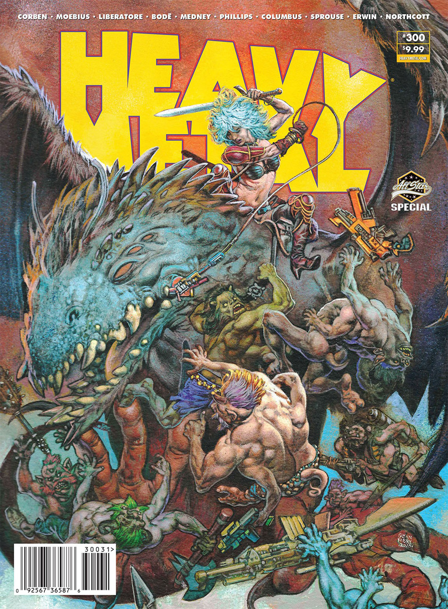 Heavy Metal #300 Cover C Variant Glenn Fabry Cover