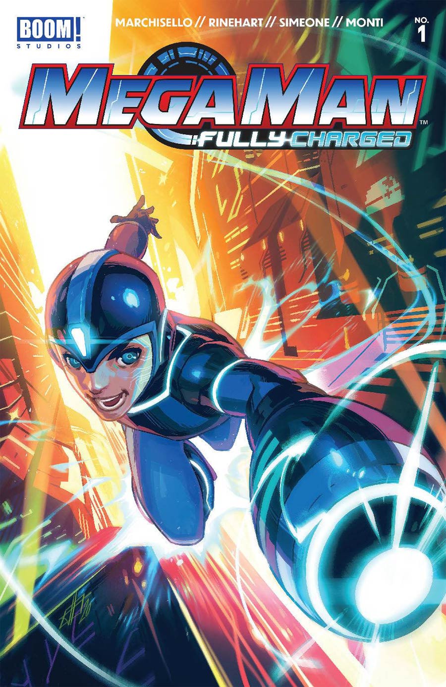 Mega Man Fully Charged #1 Cover A 1st Ptg Regular Toni Infante Cover