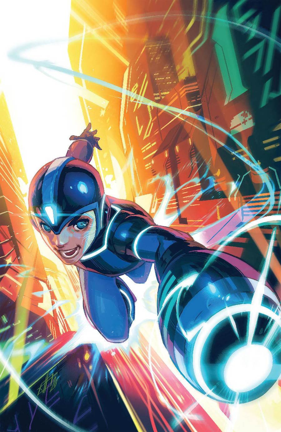 Mega Man Fully Charged #1 Cover B Variant Toni Infante Foil Cover