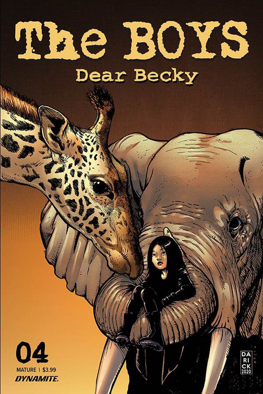 Boys Dear Becky #4 Cover A Regular Darick Robertson Cover