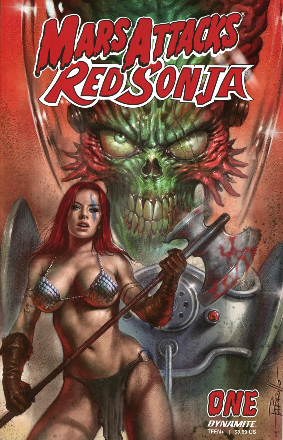 Mars Attacks Red Sonja #1 Cover A Regular Lucio Parrillo Cover