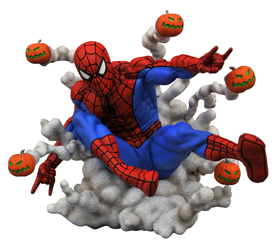 Marvel Comic Gallery Spider-Man Pumpkin Bombs PVC Statue