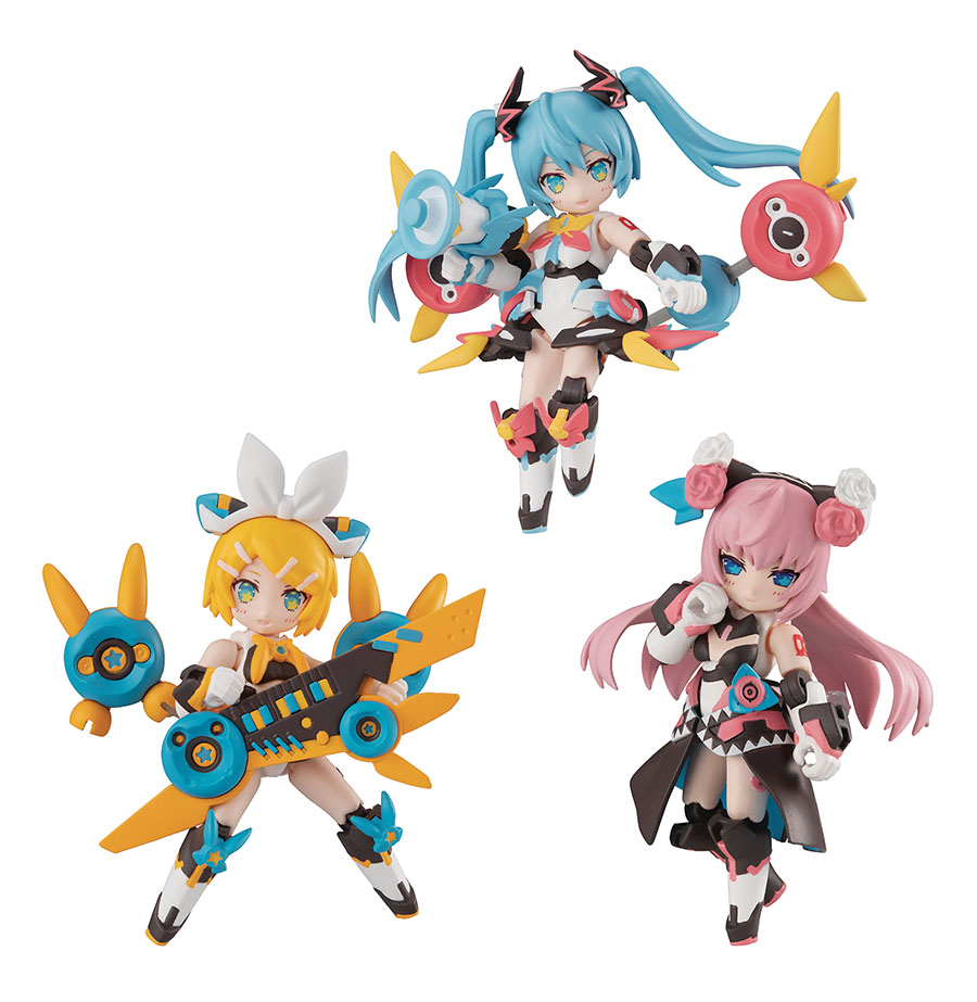 Desktop Singer Hatsune Miku Series Figure 3-Piece Display