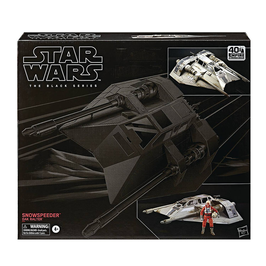 Star Wars Black Series Snowspeeder Vehicle With Dak Ralter Figure Case