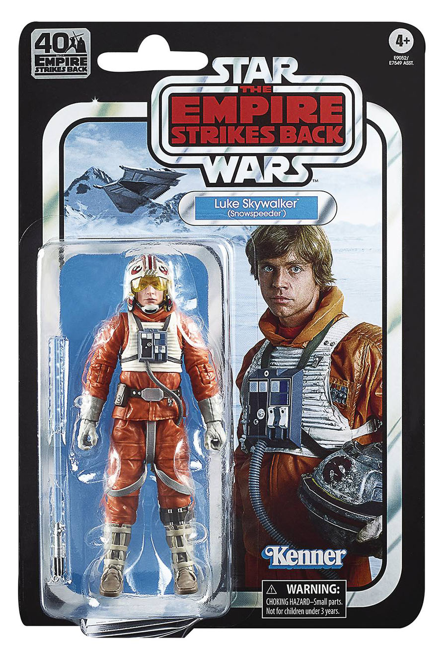 Star Wars Black Series Empire Strikes Back 40th Anniversary Hoth Luke 6-Inch Action Figure Case