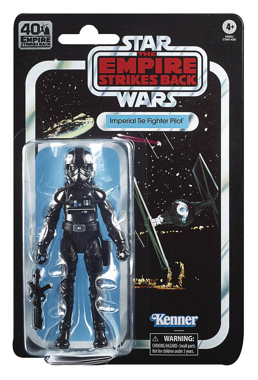 Star Wars Black Series Empire Strikes Back 40th Anniversary TIE-Fighter Pilot 6-Inch Action Figure Case
