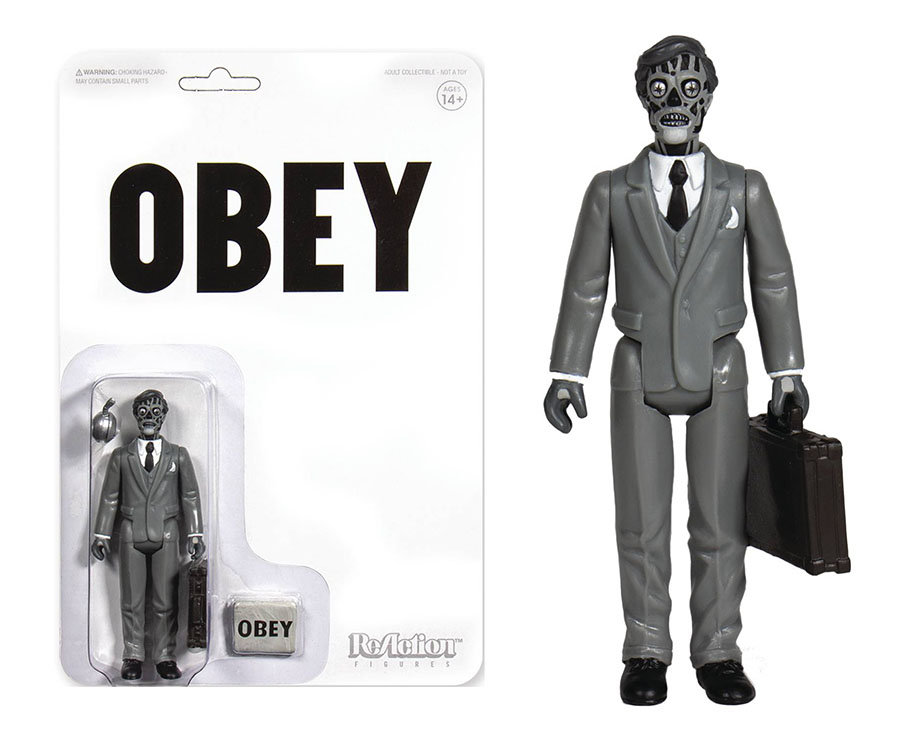 They Live Black & White ReAction Figure - Male Ghoul