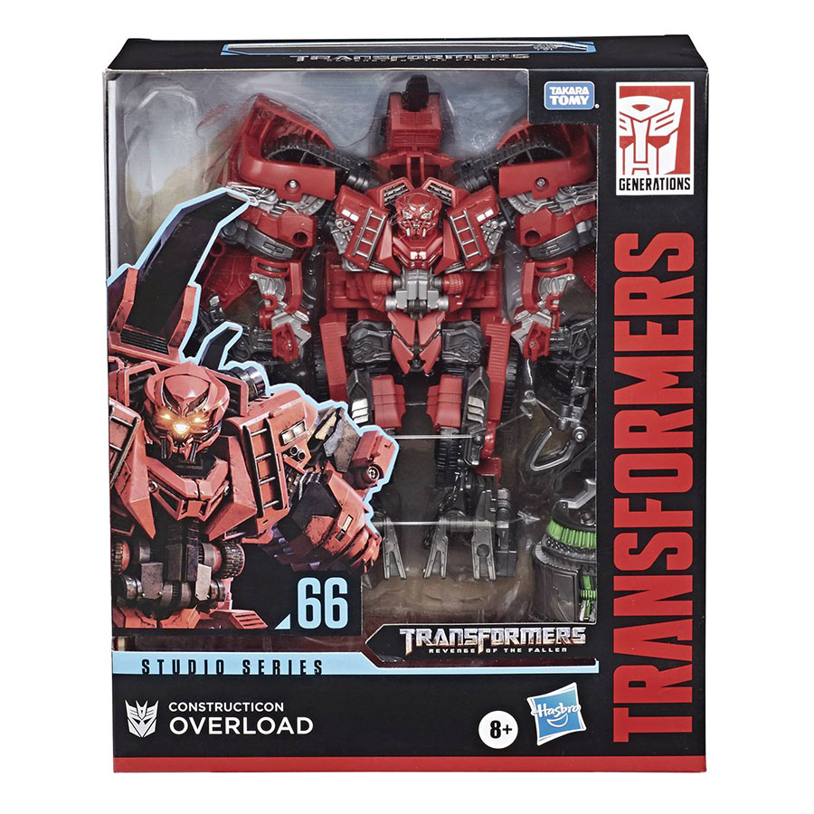 Transformers Generations Studio Series Leader Overload Action Figure Case