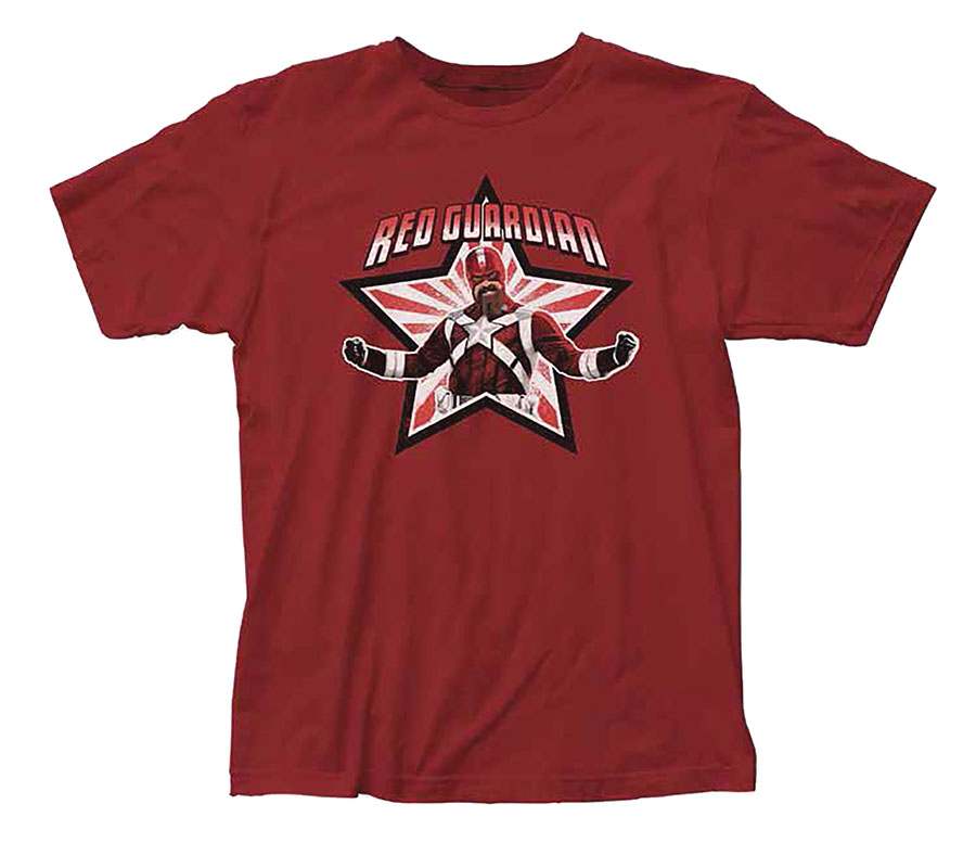 Marvel Black Widow Red Guardian Previews Exclusive T-Shirt Large