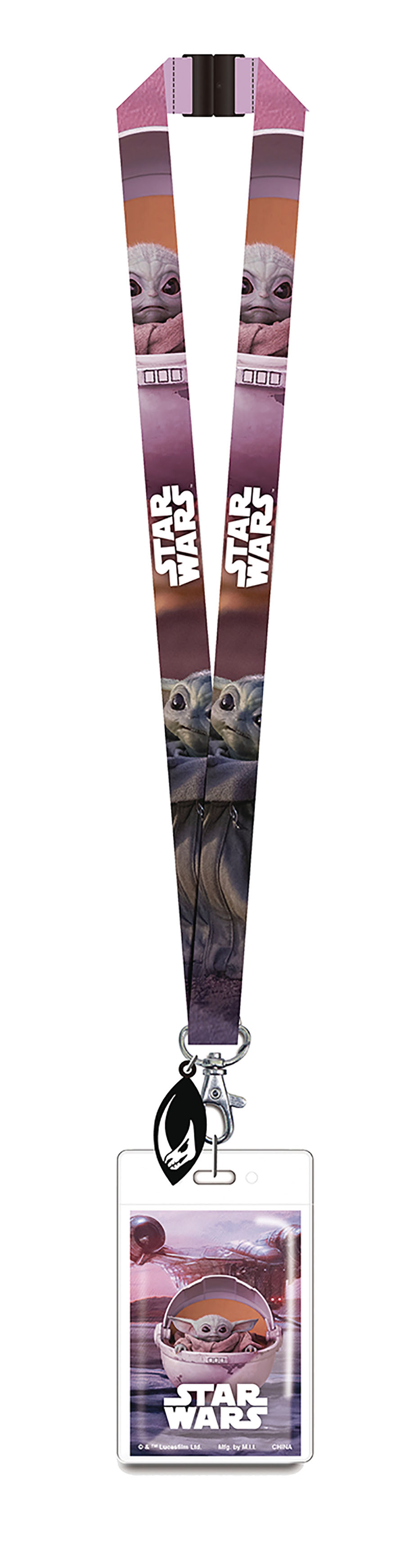 Star Wars Soft Touch Dangler Lanyard - The Mandalorian The Child