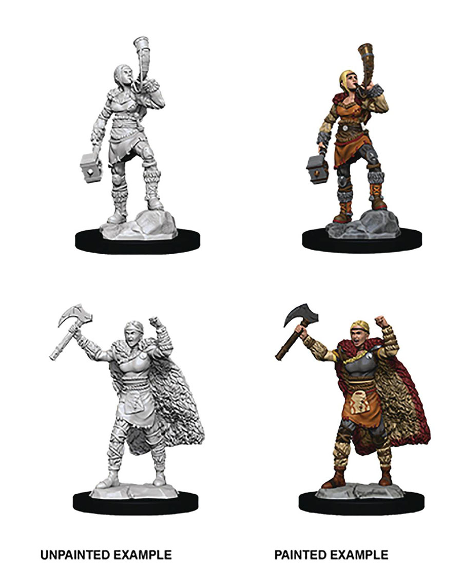 Dungeons & Dragons Nolzars Marvelous Miniature - Female Human Barbarian