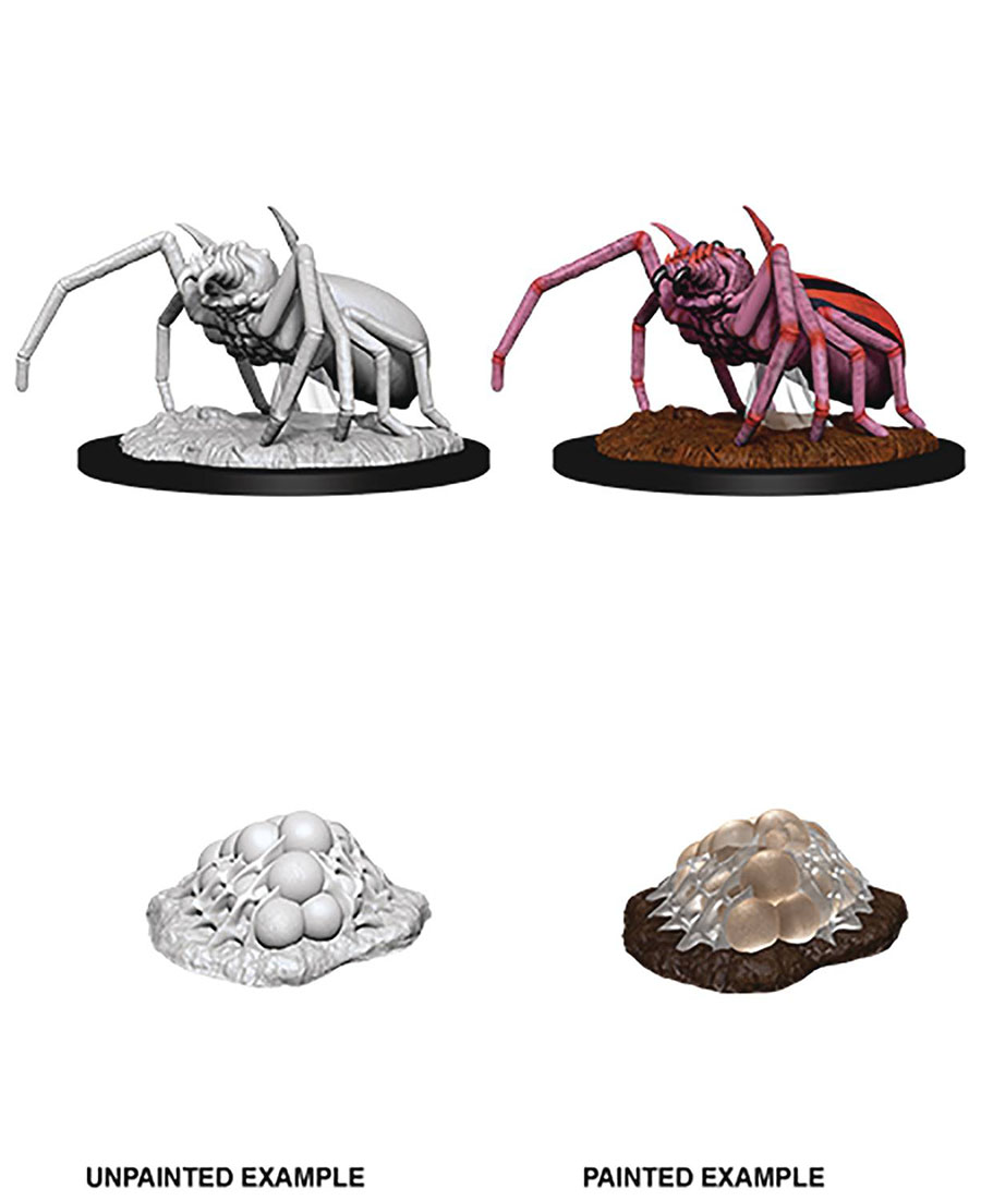 Dungeons & Dragons Nolzars Marvelous Miniature - Giant Spider & Egg Clutch