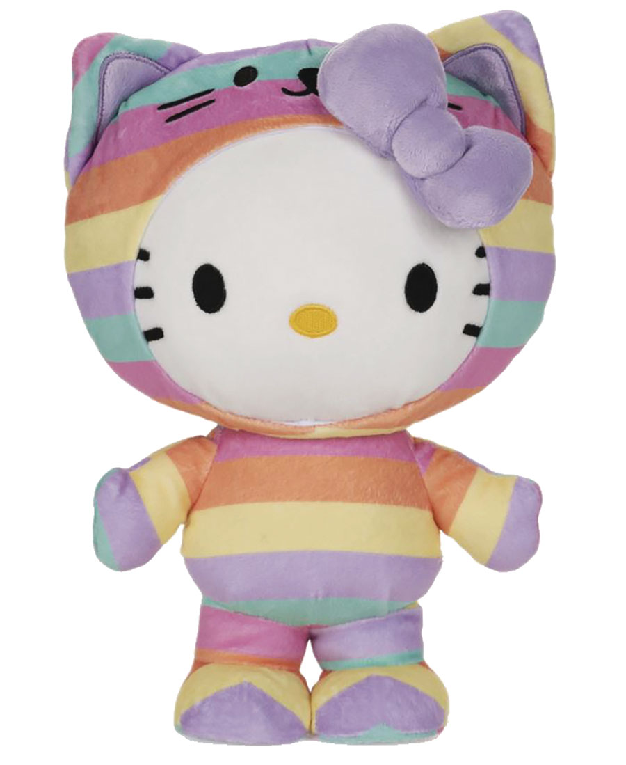 Hello Kitty Rainbow Kitty 9.5-Inch Plush
