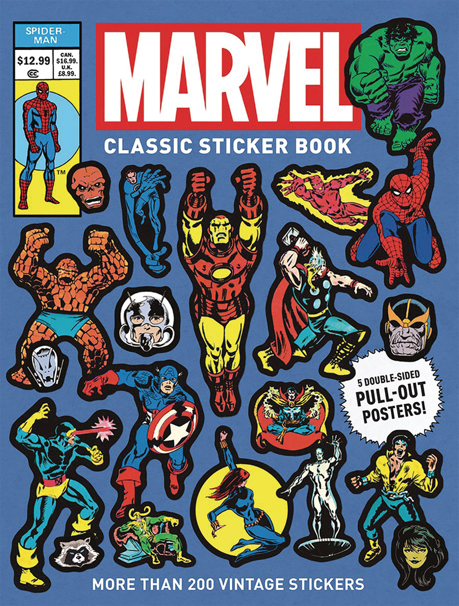 Marvel Classic Sticker Book TP