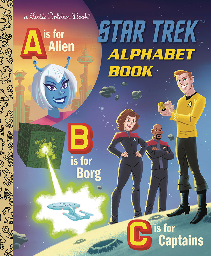 Star Trek Alphabet Book Little Golden Book HC