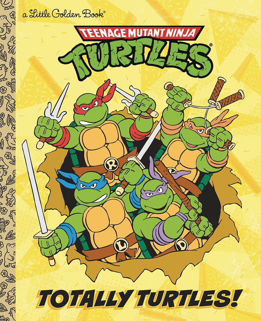 Teenage Mutant Ninja Turtles Totally Turtles Little Golden Book HC