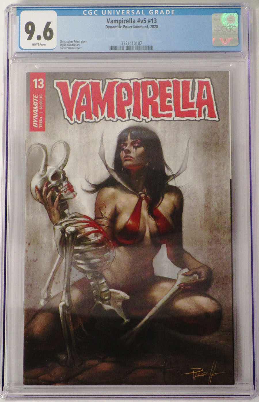 Vampirella Vol 8 #13 Cover X Regular Lucio Parrillo Cover CGC Graded 9.6