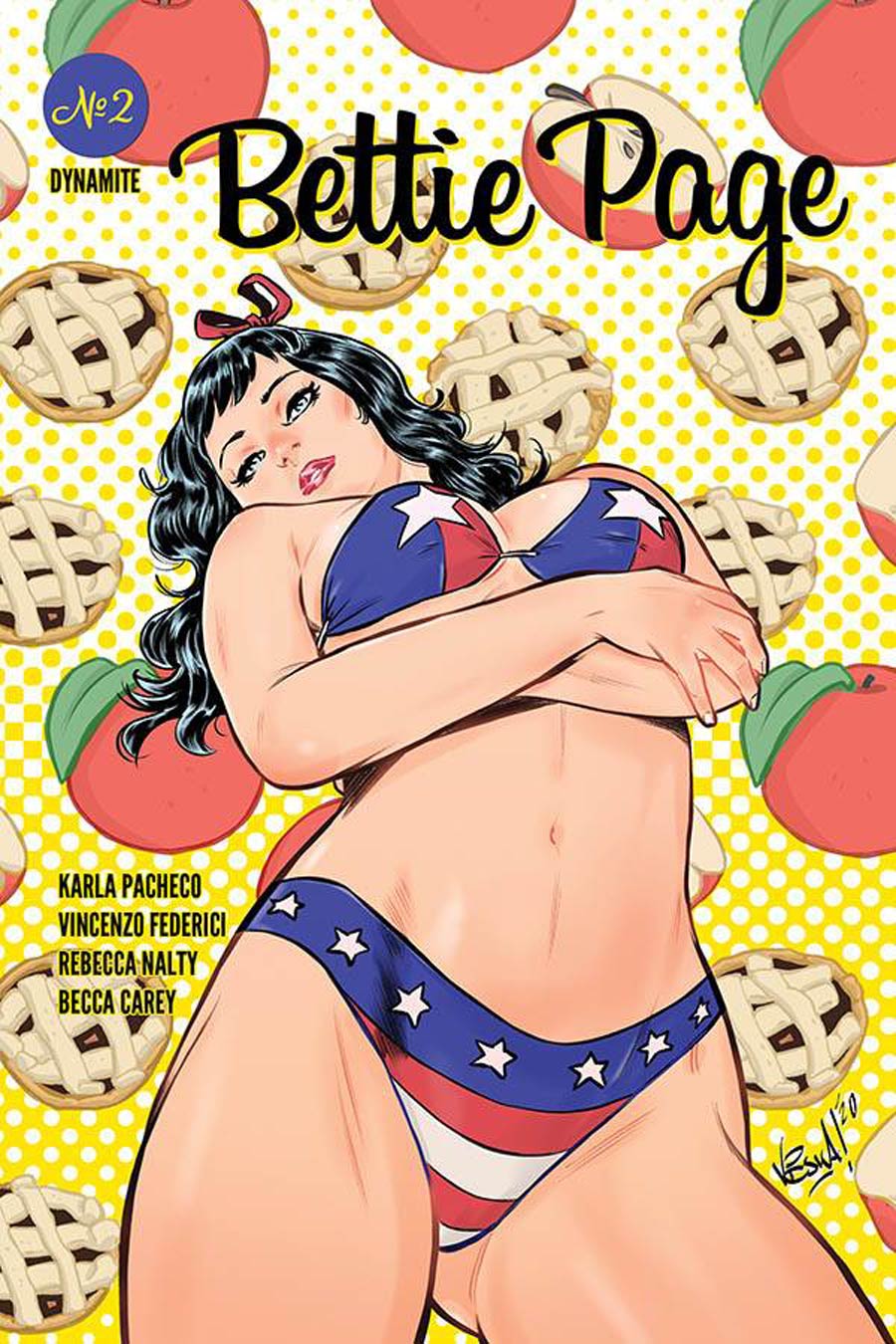 Bettie Page Vol 3 #2 Cover G Incentive Vincenzo Federici America Together Variant Cover