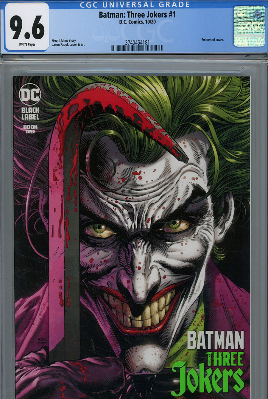 Batman Three Jokers #1 Cover F DF CGC Graded