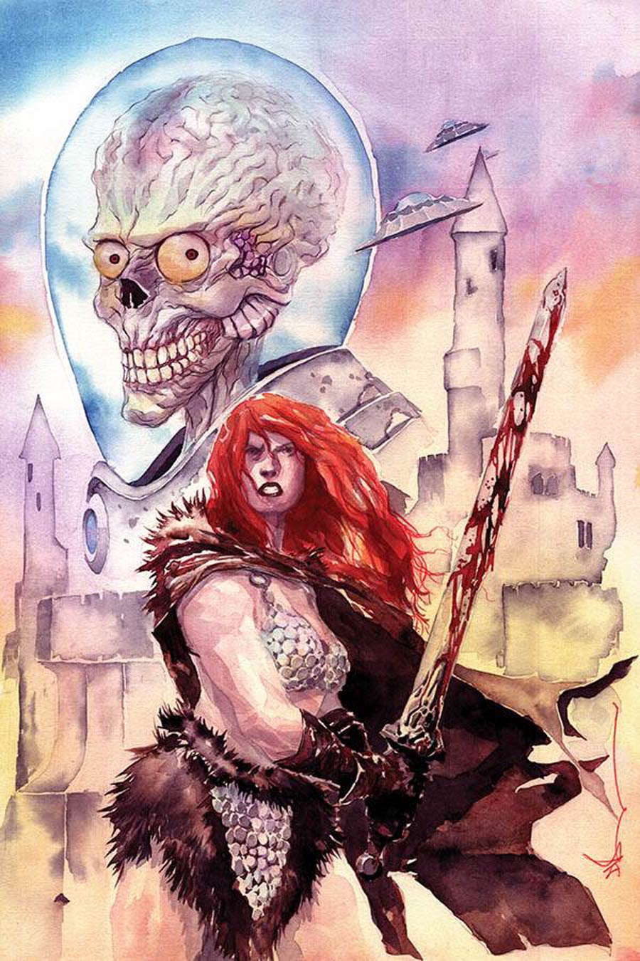 Mars Attacks Red Sonja #1 Cover U Limited Edition Dustin Nguyen Virgin Cover