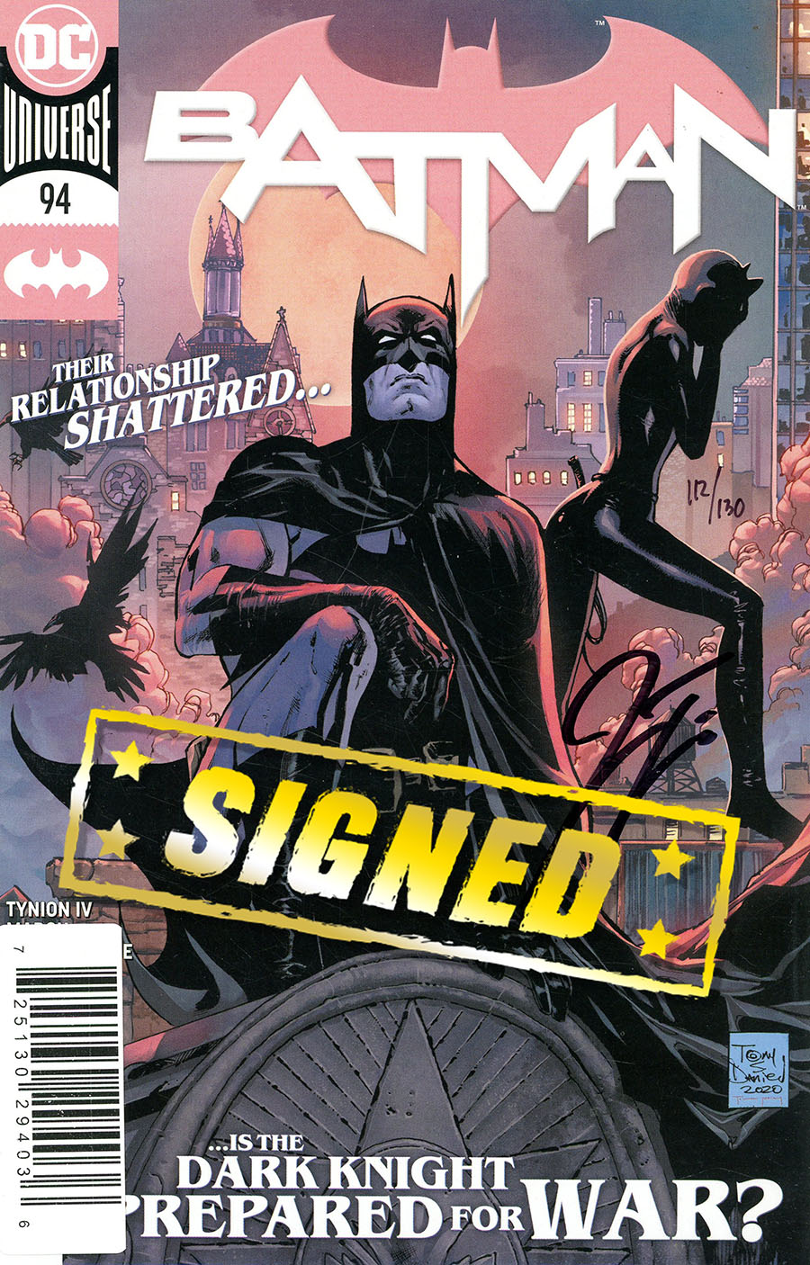 Batman Vol 3 #94 Cover D DF Signed By James Tynion IV (Joker War Tie-In)