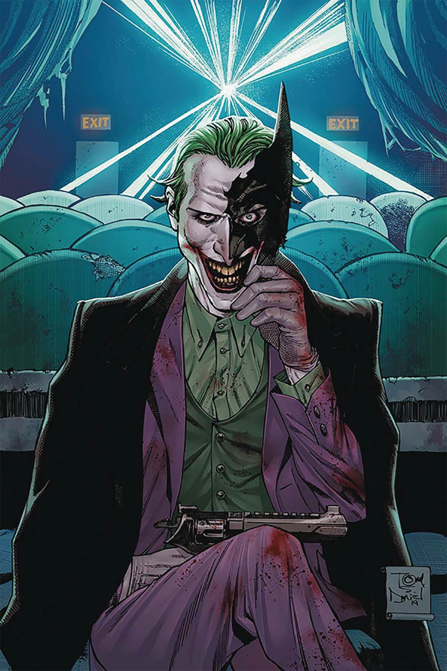 Batman Vol 3 #93 Cover D DF Signed By James Tynion IV (Joker War Tie-In)