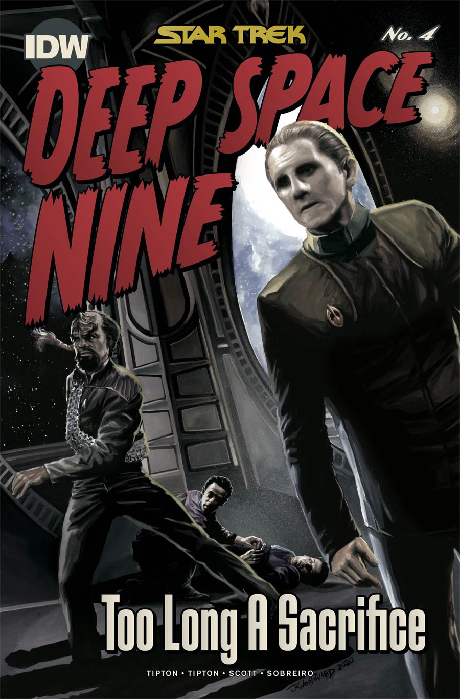 Star Trek Deep Space Nine Too Long A Sacrifice #4 Cover C Incentive JK Woodward Variant Cover