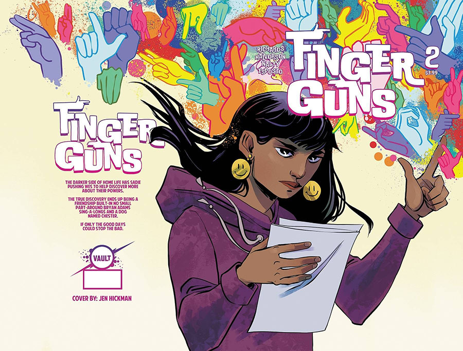 Finger Guns #2 Cover B Variant Jen Hickman Cover