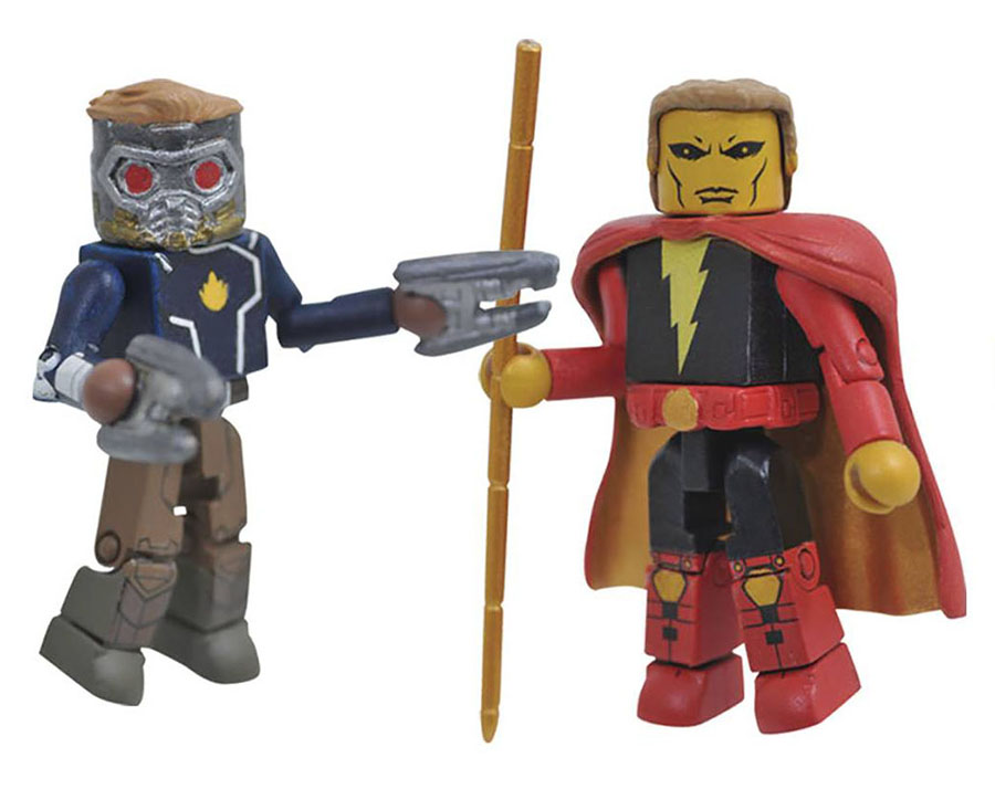 Marvel Minimates Series 79 Guardians Of The Galaxy Star-Lord & Adam Warlock 2-Pack