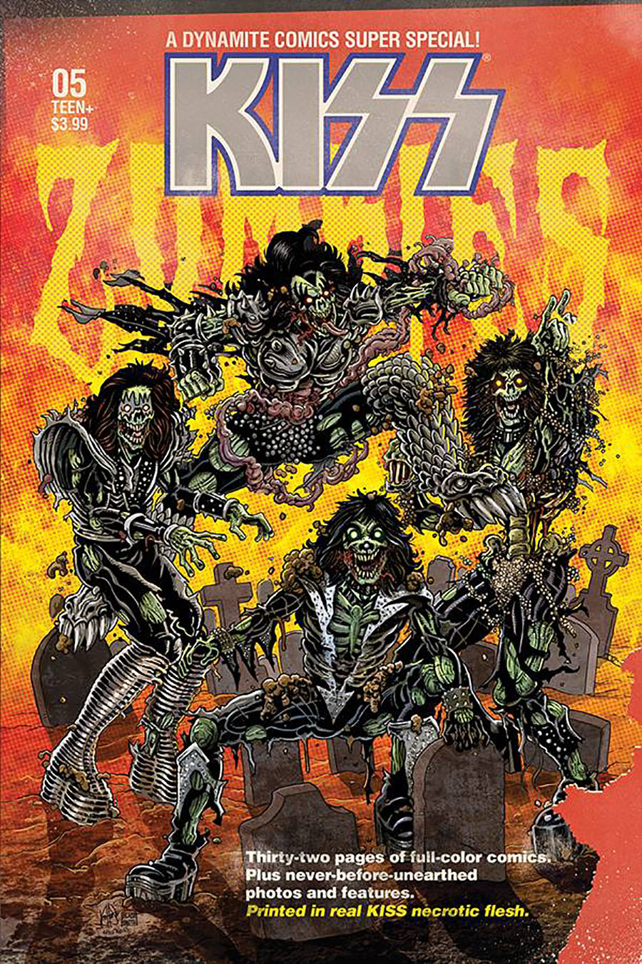 KISS Zombies #5 Cover E Variant Ken Haeser Cover