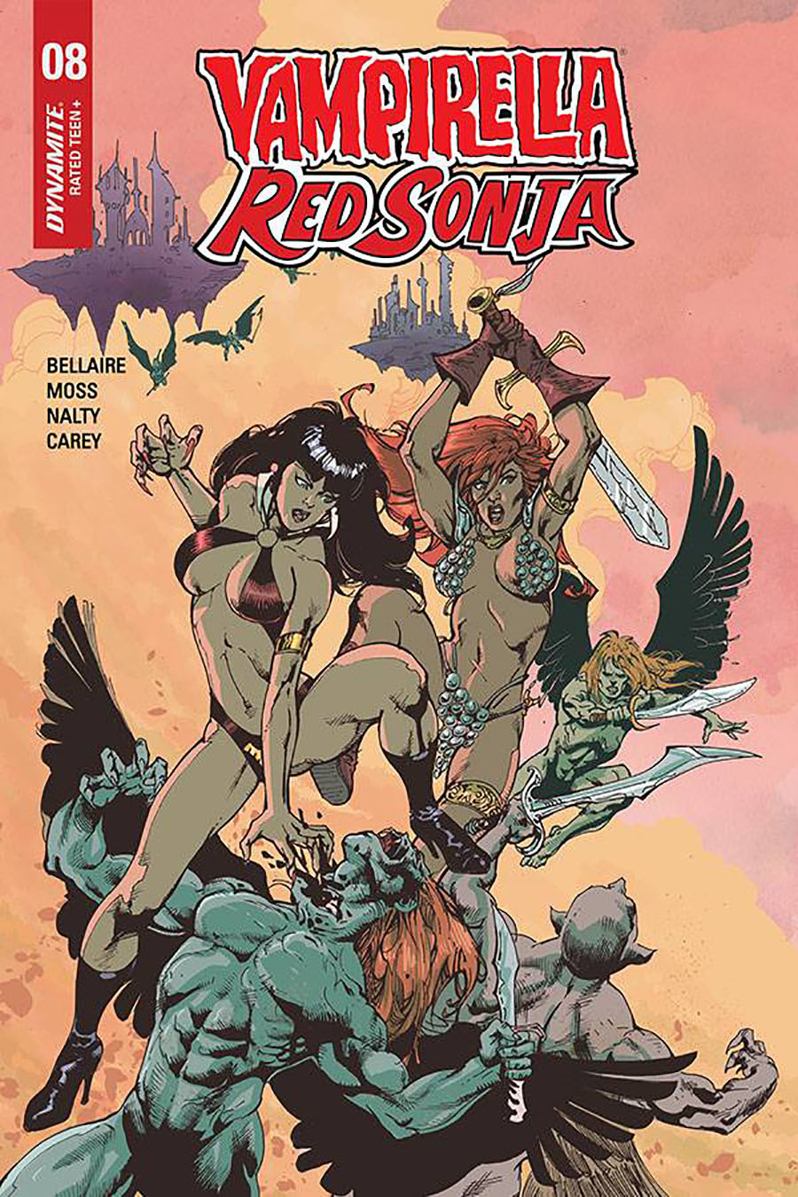 Vampirella Red Sonja #8 Cover F Variant Roberto Castro Cover