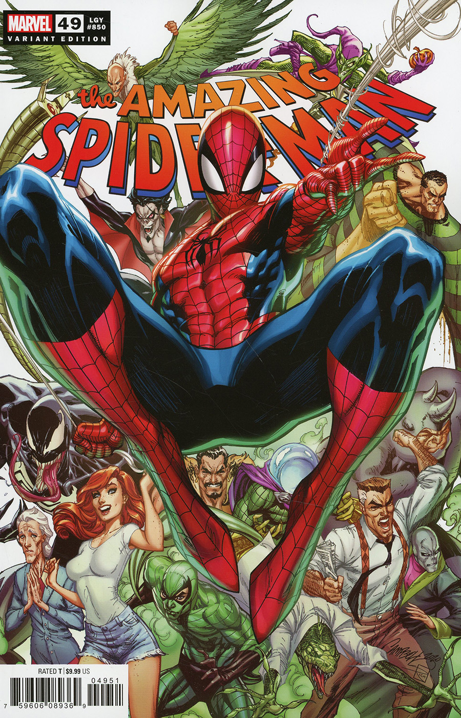 Amazing Spider-Man Vol 5 #49 Cover D Variant J Scott Campbell Cover (#850)