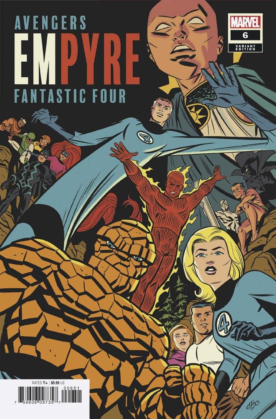 Empyre #6 Cover D Variant Michael Cho Fantastic Four Cover