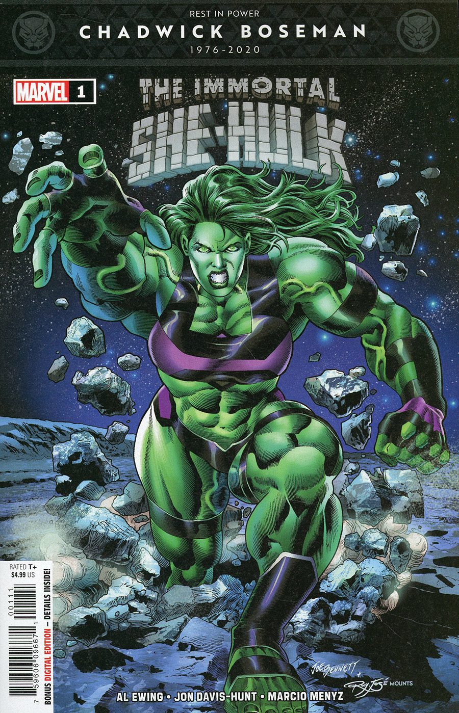 Immortal She-Hulk One Shot Cover A 1st Ptg Regular Joe Bennett Cover (Empyre Tie-In)