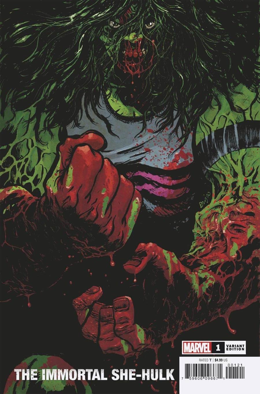 Immortal She-Hulk One Shot Cover C Variant Daniel Warren Johnson Cover (Empyre Tie-In)