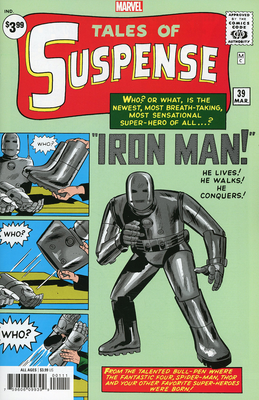 Tales Of Suspense #39 Cover C Facsimile Edition