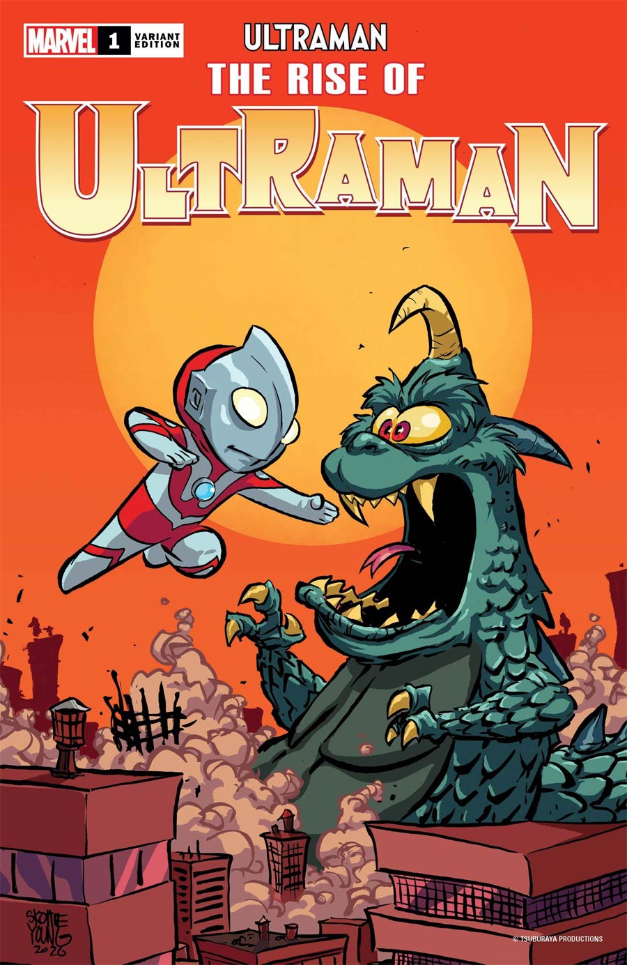 Ultraman Rise Of Ultraman #1 Cover B Variant Skottie Young Cover