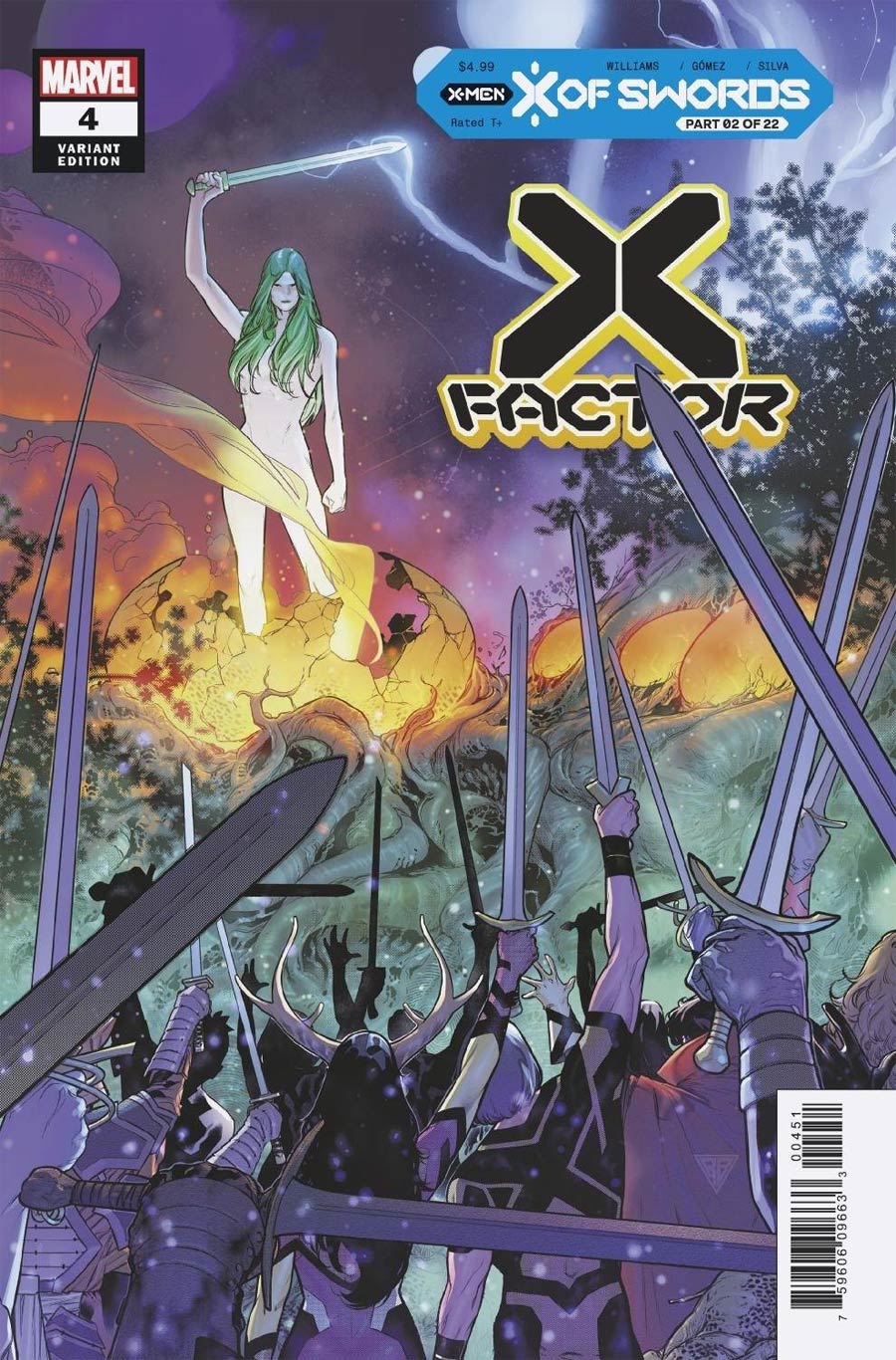 X-Factor Vol 4 #4 Cover C Variant RB Silva Cover (X Of Swords Part 2)