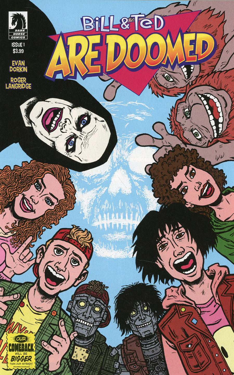 Bill & Ted Are Doomed #1 Cover A Regular Evan Dorkin & Sarah Dyer Cover