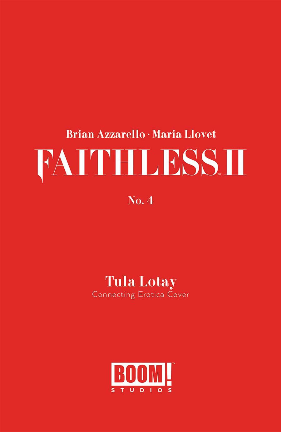 Faithless II #4 Cover B Variant Tula Lotay Connecting Erotica Cover With Polybag