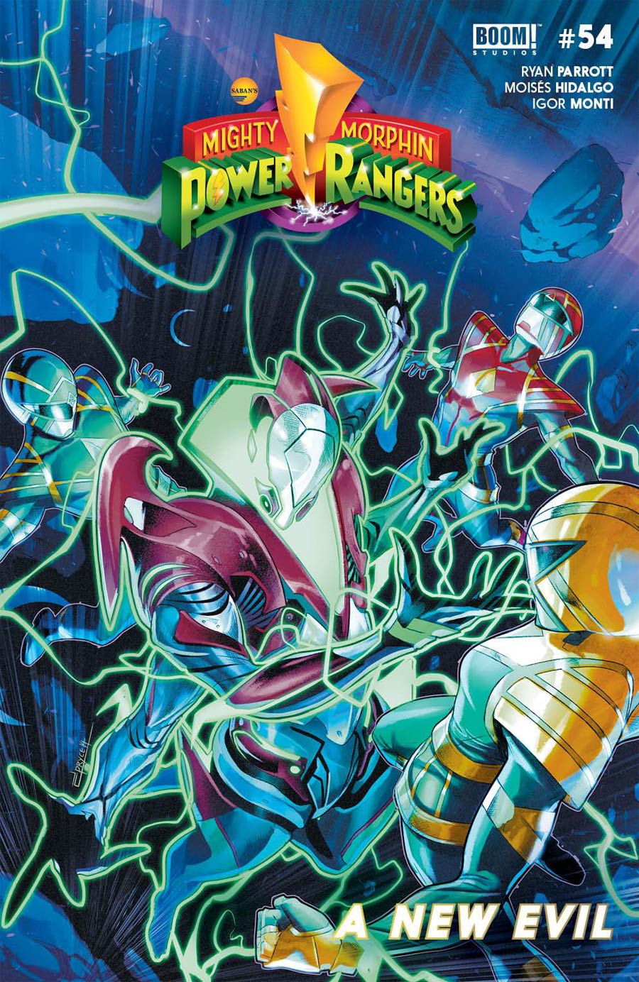 Mighty Morphin Power Rangers (BOOM Studios) #54 Cover A Regular Jamal Campbell Cover