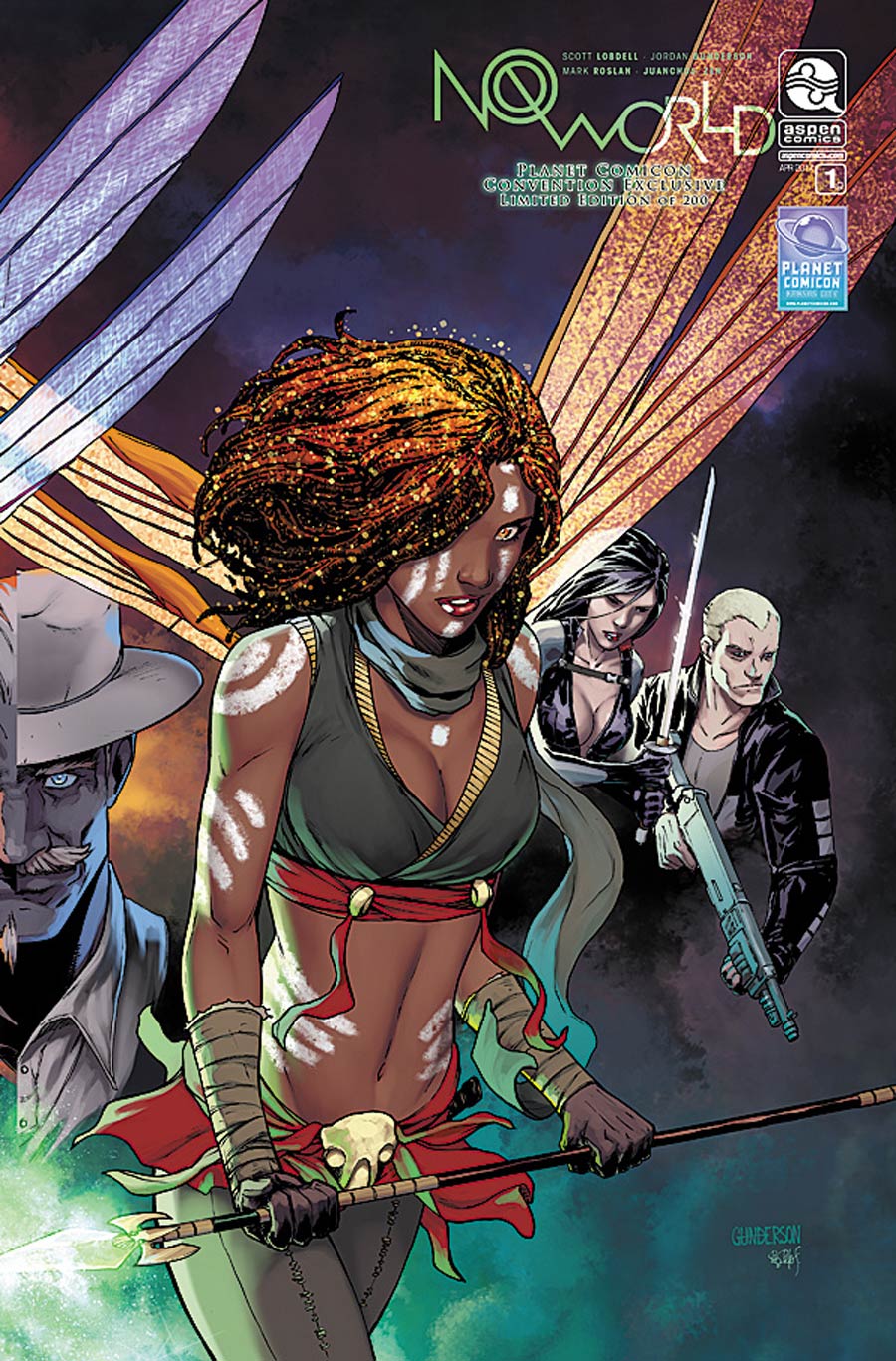 No World #1 Cover G Planet Comic Con 2017 Limited Edition Peter Steigerwald Variant Cover