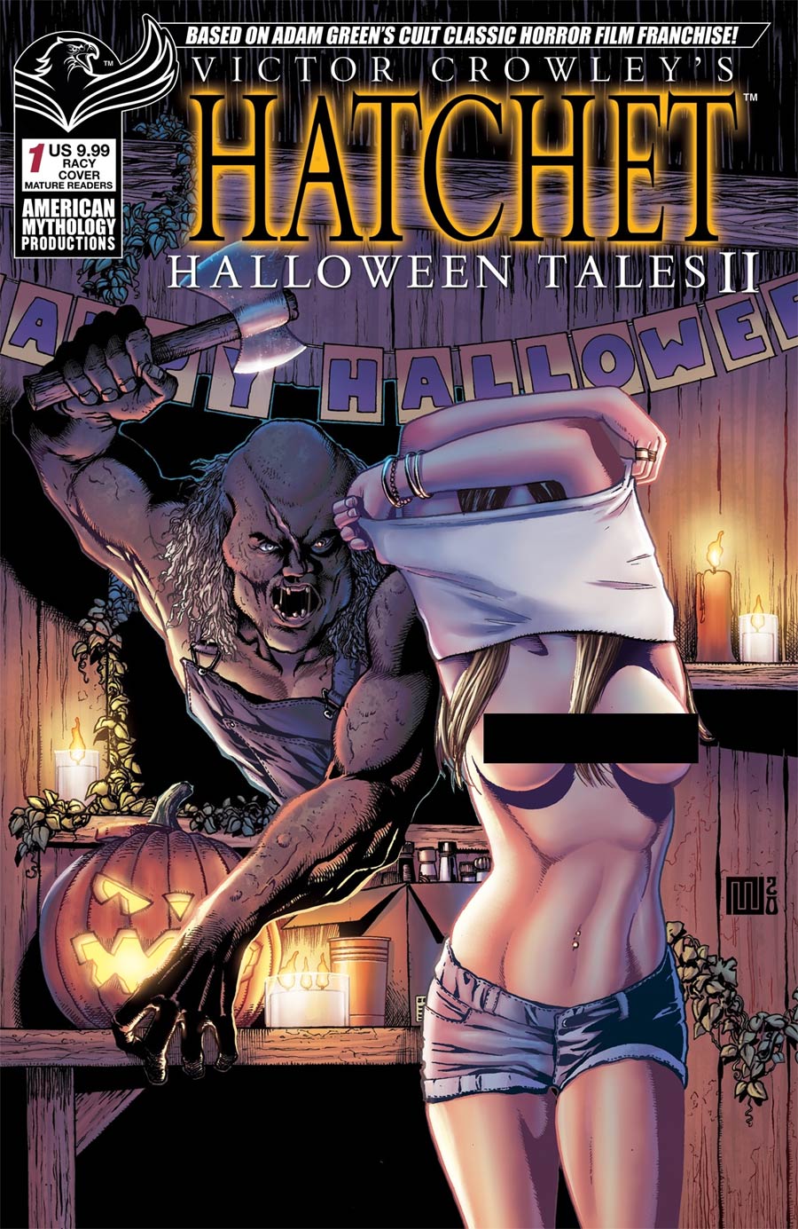 Victor Crowleys Hatchet Halloween Tales II Cover C Variant Mike Wolfer Racy Cover