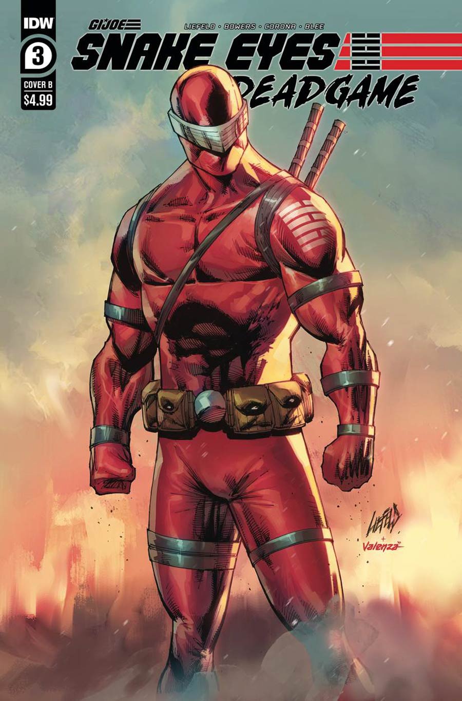 Snake Eyes Deadgame #3 Cover B Variant Rob Liefeld Cover