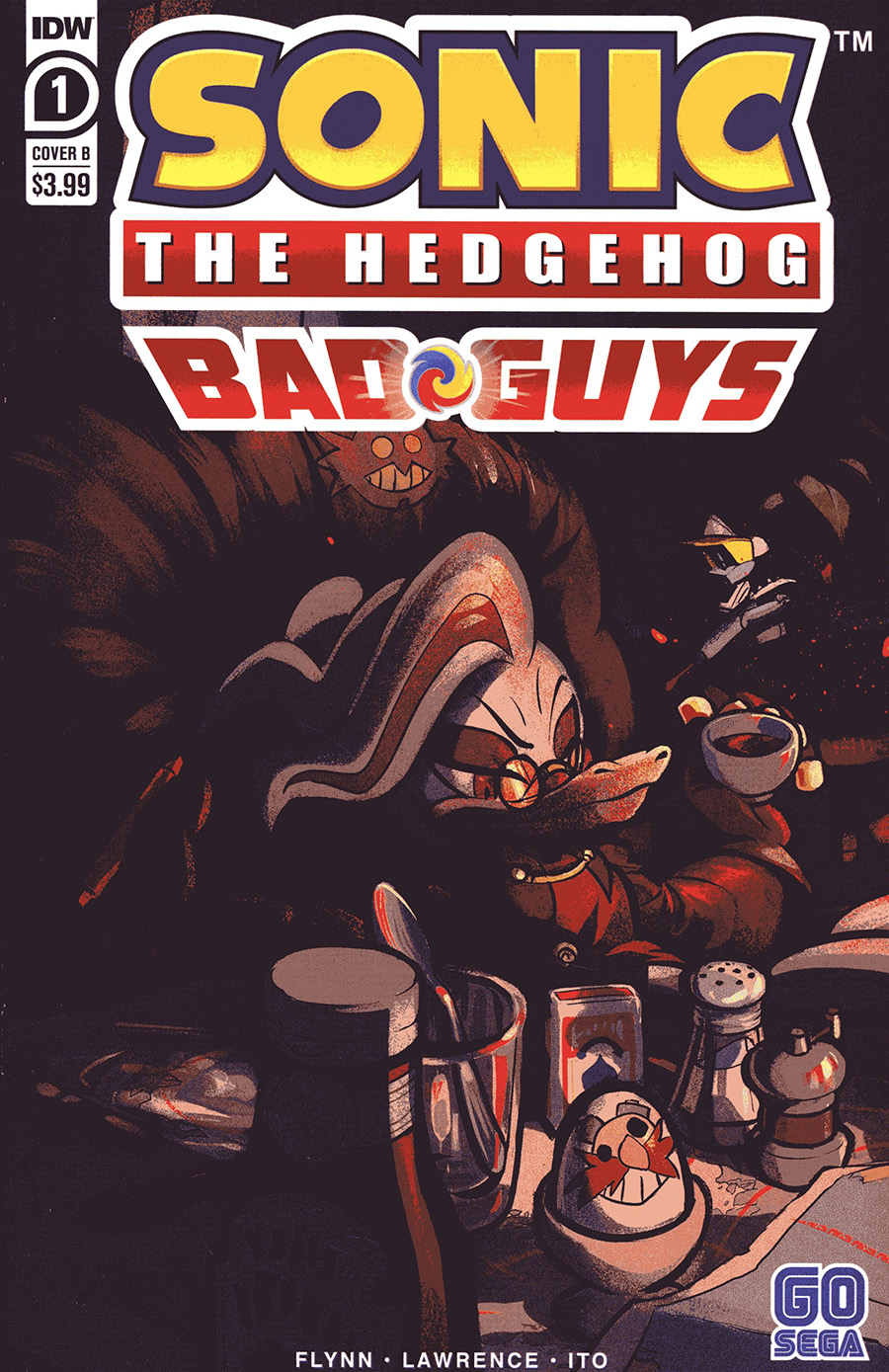 Sonic The Hedgehog Bad Guys #1 Cover B Variant Diana Skelly Cover